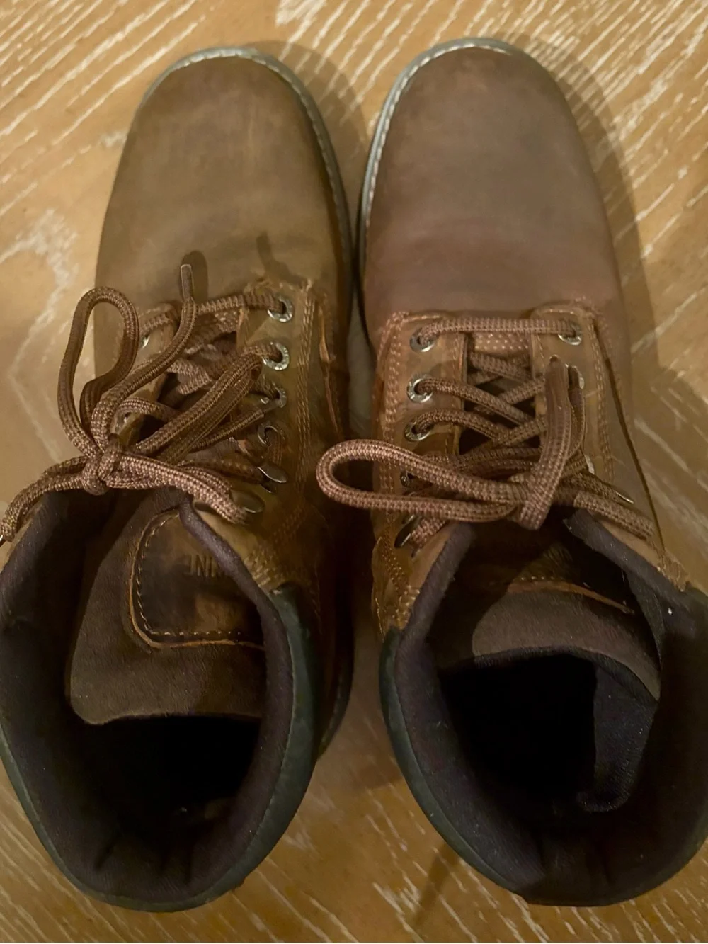 Wolverine Brown Waterproof Leather Work Boots